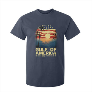 Gulf Of USA T Shirt For Kid Est 2025 American Flag Retro TS02 Navy Print Your Wear