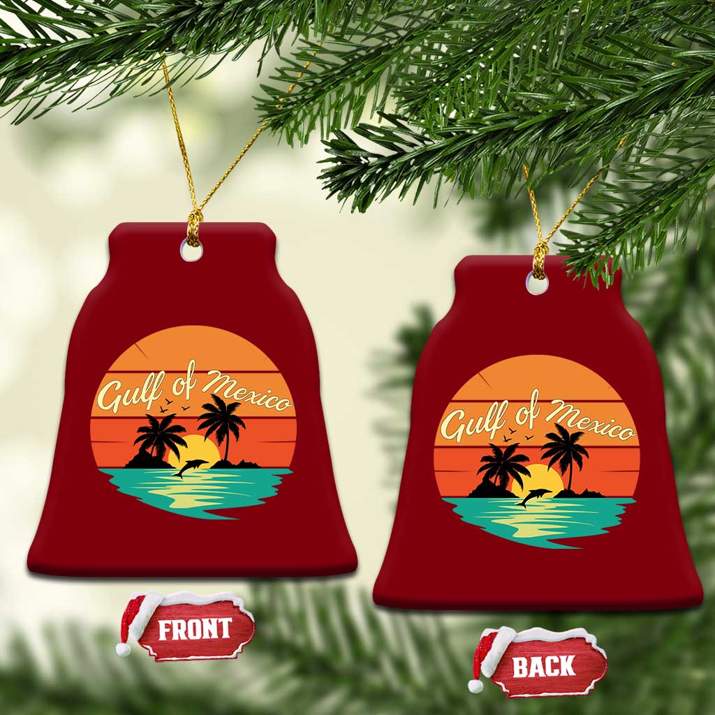 Gulf Of Mexico Ceramic Ornament Forever Beach Palms Summer Vacation TS02 Print Your Wear