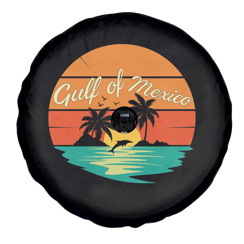 Gulf Of Mexico Spare Tire Cover Forever Beach Palms Summer Vacation TS02 Print Your Wear