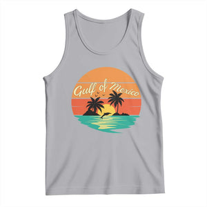 Gulf Of Mexico Tank Top Forever Beach Palms Summer Vacation TS02 Athletic Heather Print Your Wear