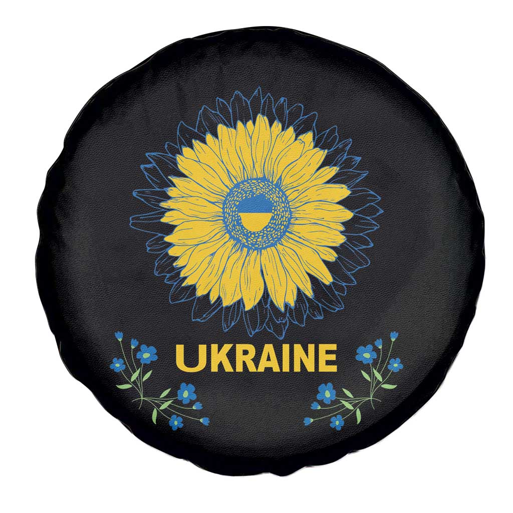 Ukraine Sunflower Spare Tire Cover Ukrainian Flag TS02 Print Your Wear