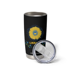 Ukraine Sunflower Tumbler Cup Ukrainian Flag TS02 Print Your Wear