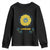 Ukraine Sunflower Youth Sweatshirt Ukrainian Flag TS02 Black Print Your Wear