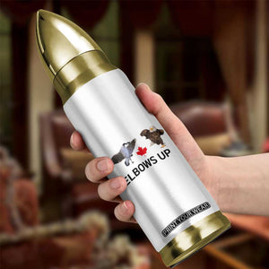 Elbows Up Bullet Tumbler Canada Goose Vs Eagle Maple Leaf TS02 Print Your Wear