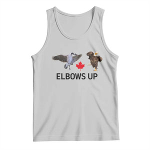 Elbows Up Tank Top Canada Goose Vs Eagle Maple Leaf TS02 Ash Print Your Wear