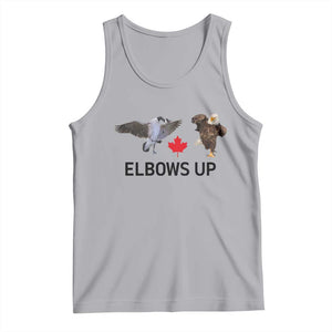 Elbows Up Tank Top Canada Goose Vs Eagle Maple Leaf TS02 Athletic Heather Print Your Wear