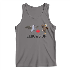 Elbows Up Tank Top Canada Goose Vs Eagle Maple Leaf TS02 Deep Heather Print Your Wear