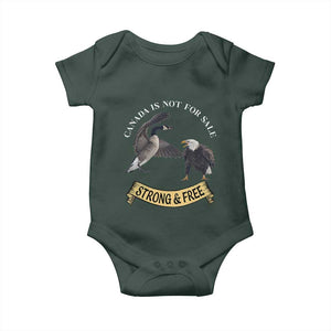 Elbows Up Baby Onesie Canada Is Not For Sale Goose Vs Eagle TS02 Print Your Wear