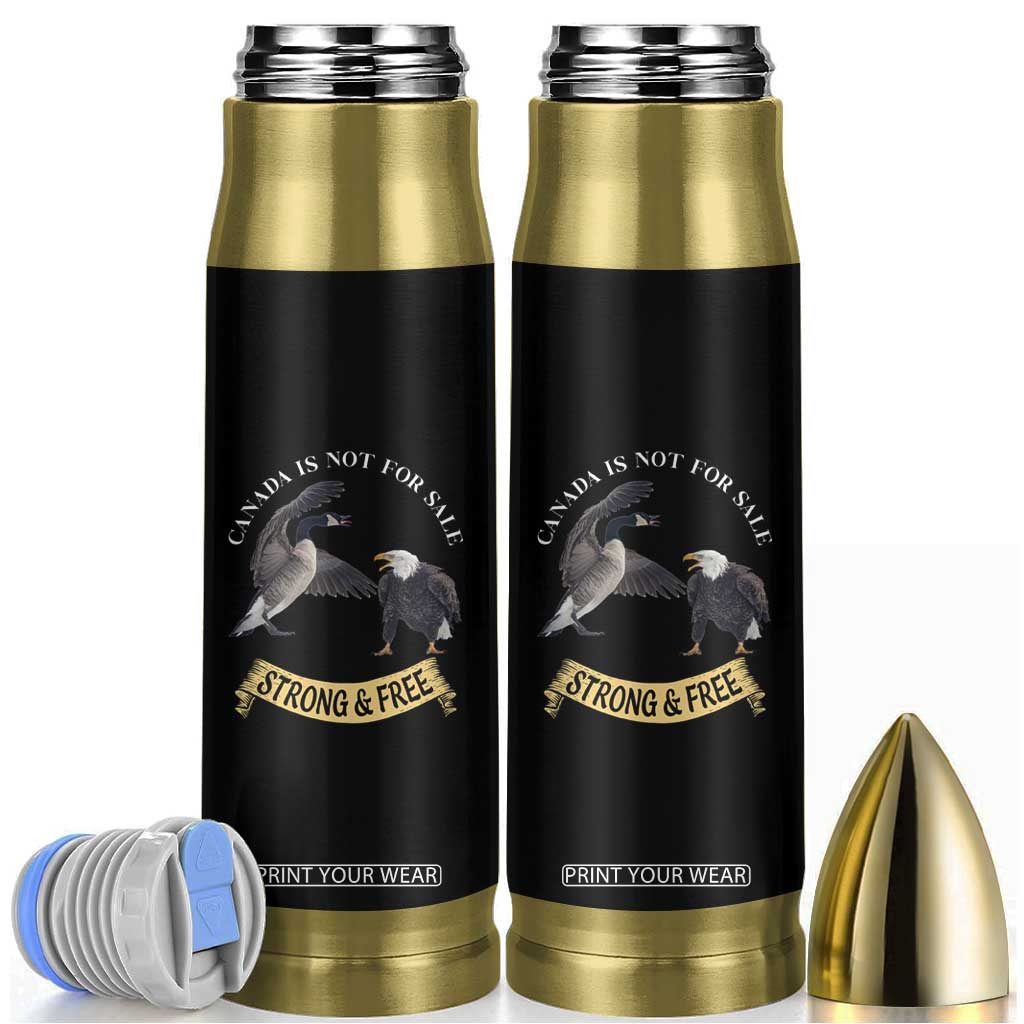 Elbows Up Bullet Tumbler Canada Is Not For Sale Goose Vs Eagle TS02 Black Print Your Wear