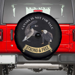 Elbows Up Spare Tire Cover Canada Is Not For Sale Goose Vs Eagle TS02 Black Print Your Wear