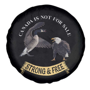 Elbows Up Spare Tire Cover Canada Is Not For Sale Goose Vs Eagle TS02 Print Your Wear