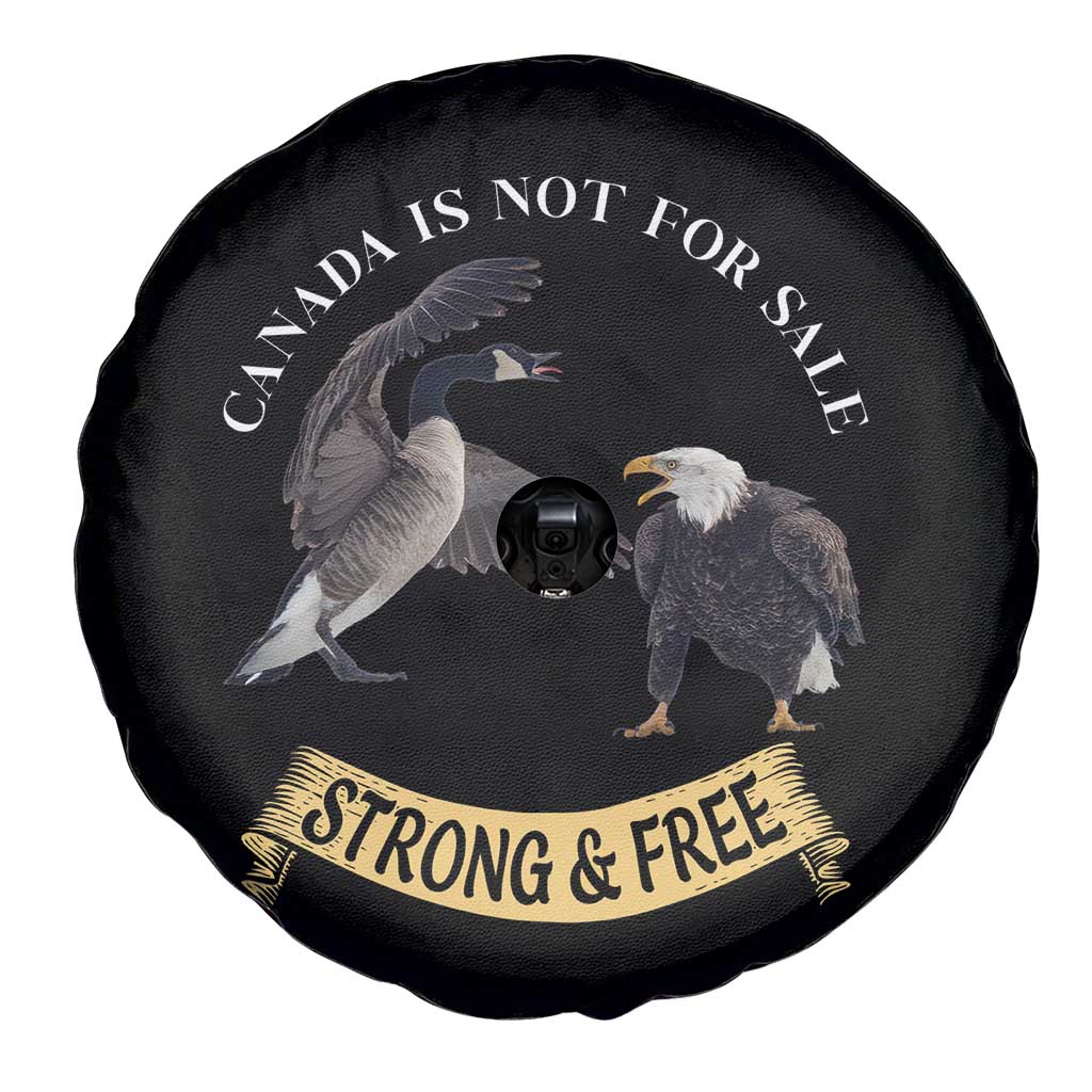 Elbows Up Spare Tire Cover Canada Is Not For Sale Goose Vs Eagle TS02 Print Your Wear