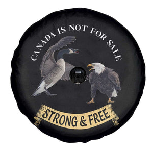 Elbows Up Spare Tire Cover Canada Is Not For Sale Goose Vs Eagle TS02 Print Your Wear