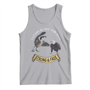 Elbows Up Tank Top Canada Is Not For Sale Goose Vs Eagle TS02 Athletic Heather Print Your Wear