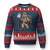 Foxtrot Delta Tango Resist Bear Ugly Christmas Sweater TS02 Navy Red Print Your Wear