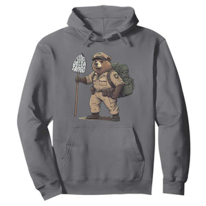 Foxtrot Delta Tango Resist Bear Hoodie TS02 Charcoal Print Your Wear