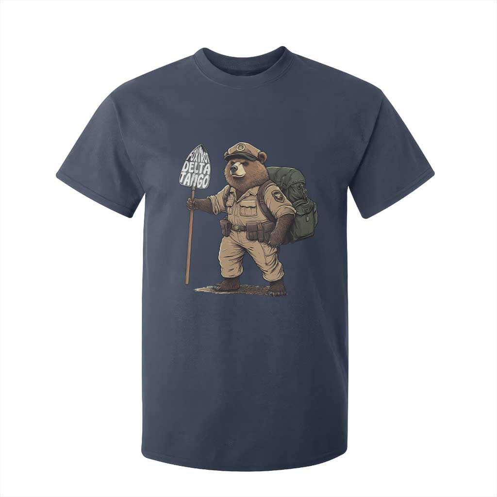 Foxtrot Delta Tango Resist Bear T Shirt For Kid TS02 Navy Print Your Wear