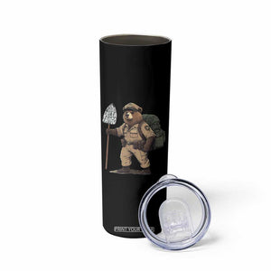 Foxtrot Delta Tango Resist Bear Skinny Tumbler TS02 Print Your Wear