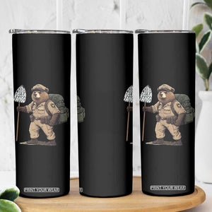 Foxtrot Delta Tango Resist Bear Skinny Tumbler TS02 Print Your Wear