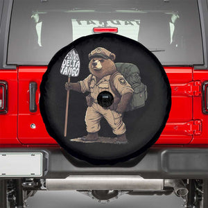Foxtrot Delta Tango Resist Bear Spare Tire Cover TS02 Black Print Your Wear