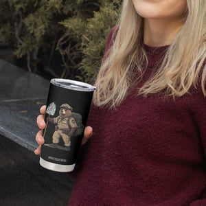 Foxtrot Delta Tango Resist Bear Tumbler Cup TS02 Print Your Wear