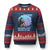 Funny Autistic Alpha Wolf Meme Ugly Christmas Sweater You Call It Autism I Call It Having That Dawg In Me TS02 Navy Red Print Your Wear