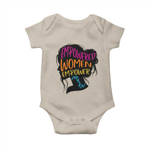 Empowered Women Empower Women Baby Onesie TS02 Sand Print Your Wear