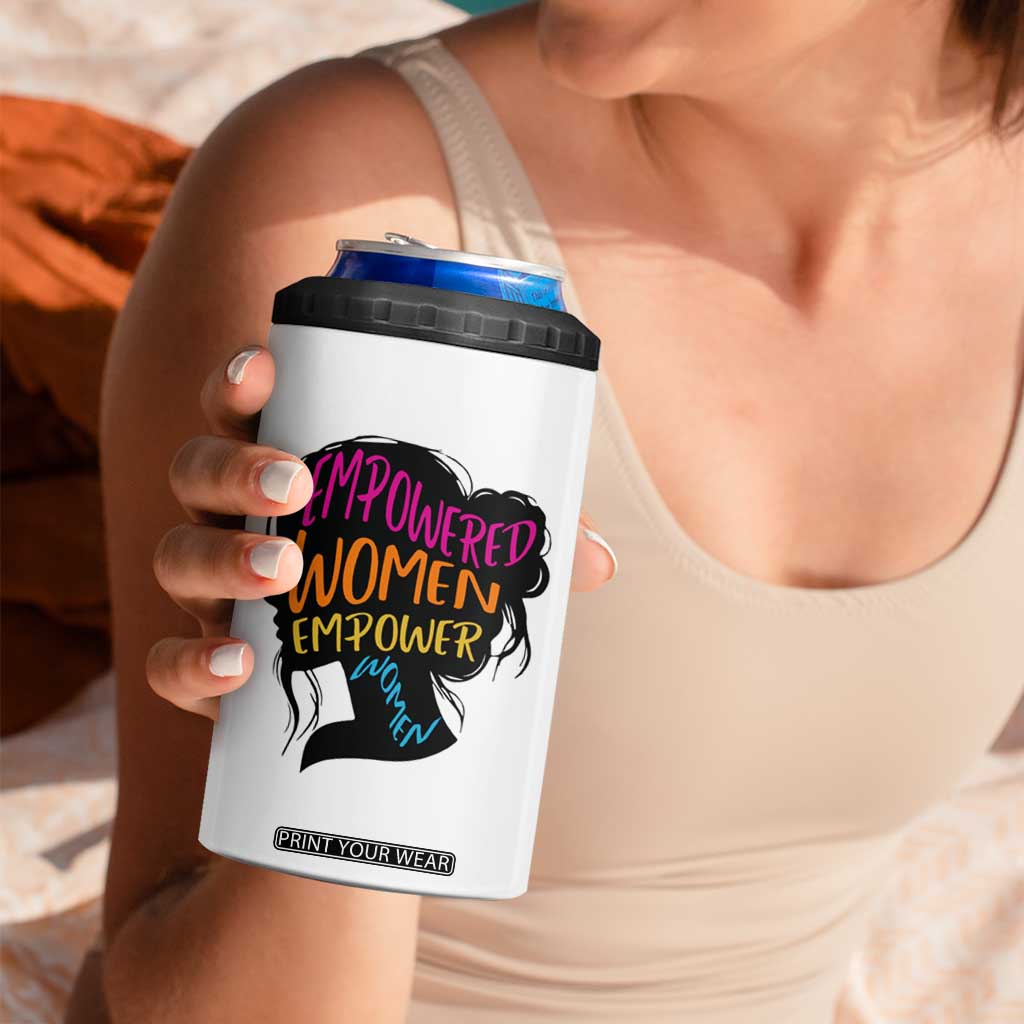 Empowered Women Empower Women 4 in 1 Can Cooler Tumbler TS02 Print Your Wear