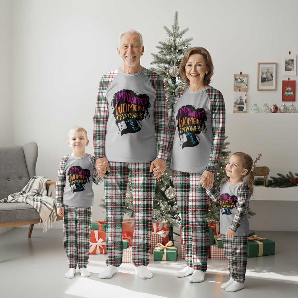 Empowered Women Empower Women Plaid Pajama Set TS02 Christmas Plaid Print Your Wear