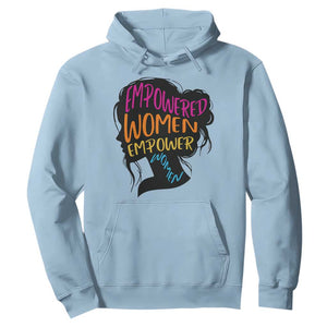 Empowered Women Empower Women Hoodie TS02 Light Blue Print Your Wear
