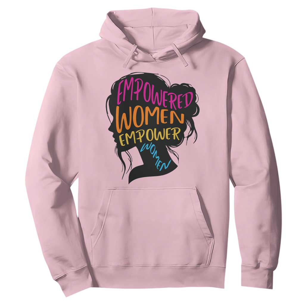 Empowered Women Empower Women Hoodie TS02 Light Pink Print Your Wear