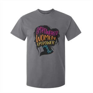 Empowered Women Empower Women T Shirt For Kid TS02 Charcoal Print Your Wear