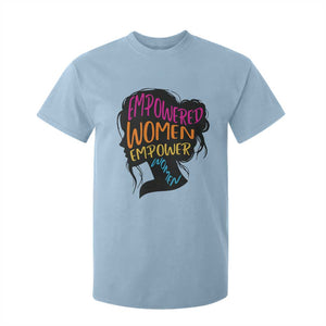 Empowered Women Empower Women T Shirt For Kid TS02 Light Blue Print Your Wear