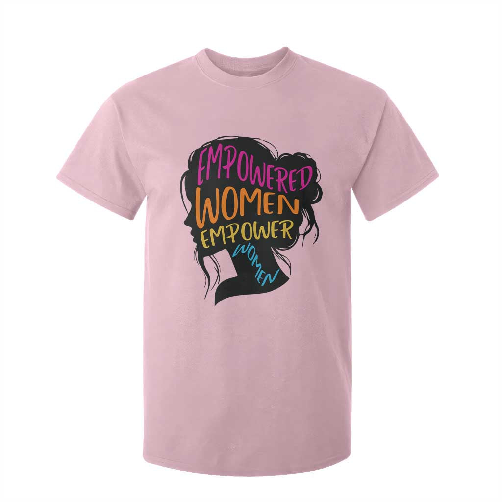 Empowered Women Empower Women T Shirt For Kid TS02 Light Pink Print Your Wear
