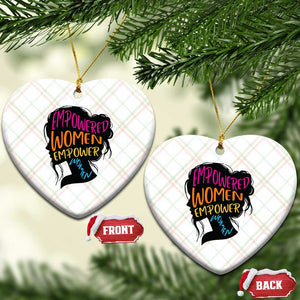 Empowered Women Empower Women Ceramic Ornament TS02 Print Your Wear