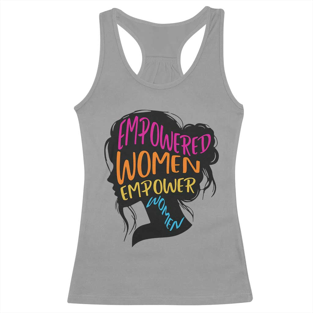 Empowered Women Empower Women Racerback Tank Top TS02 Sport Gray Print Your Wear