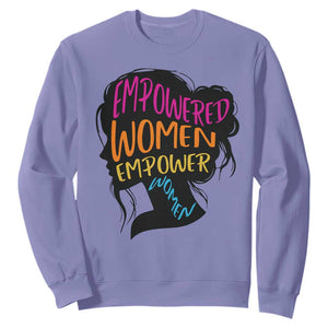 Empowered Women Empower Women Sweatshirt TS02 Violet Print Your Wear