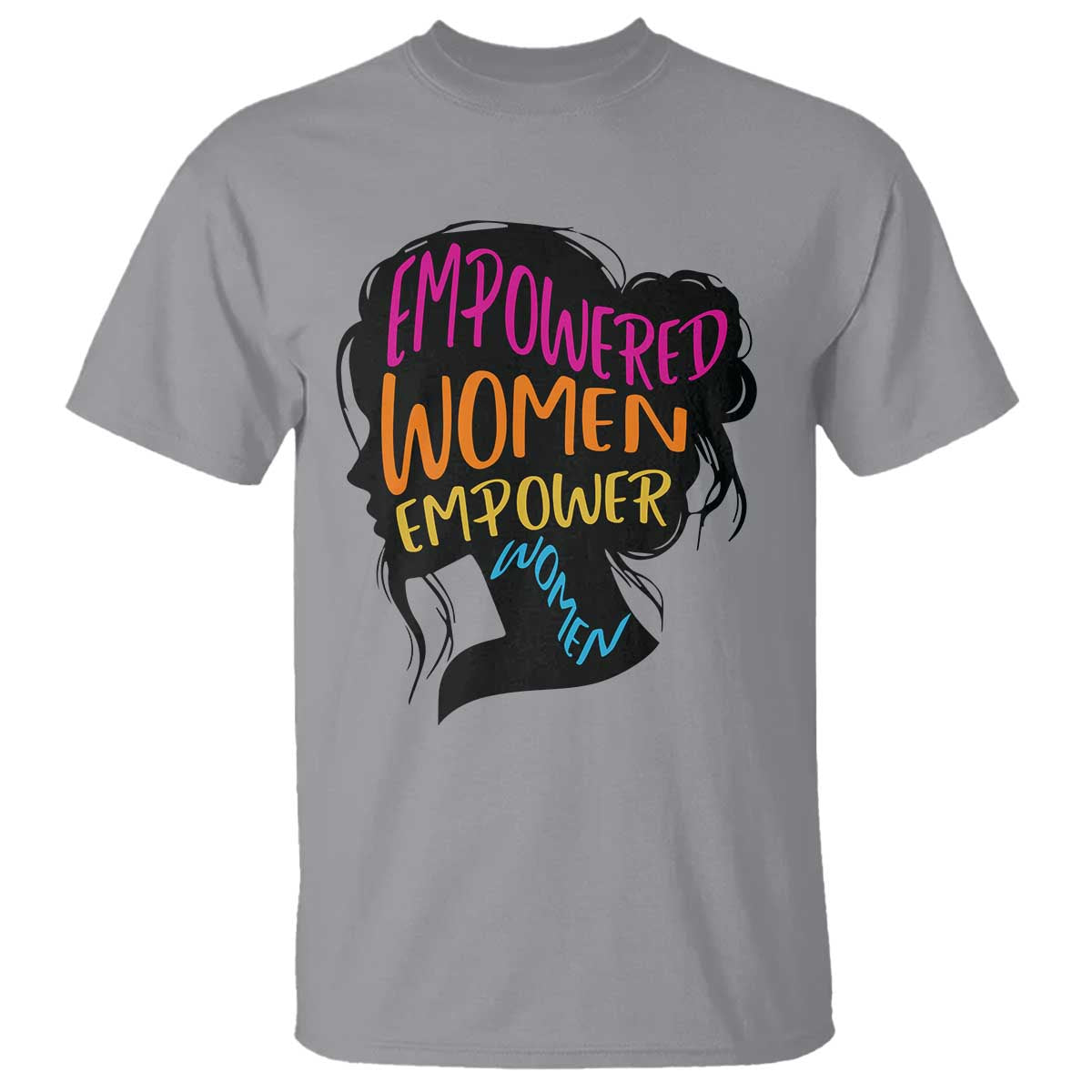 Empowered Women Empower Women T Shirt TS02 Sport Gray Print Your Wear