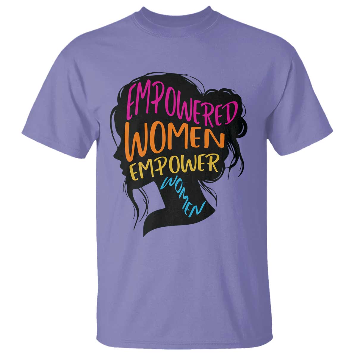 Empowered Women Empower Women T Shirt TS02 Violet Print Your Wear