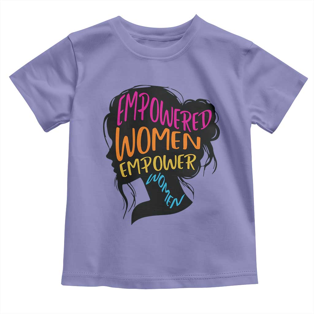 Empowered Women Empower Women Toddler T Shirt TS02 Violet Print Your Wear