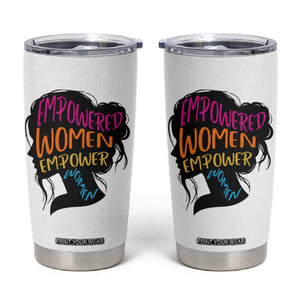 Empowered Women Empower Women Tumbler Cup TS02 White Print Your Wear