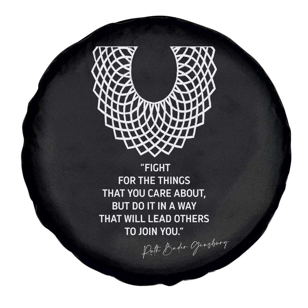 RGB Inspirational Quotes Spare Tire Cover Fight For The Things You Care About TS02 Print Your Wear