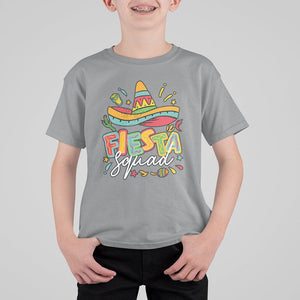 Funny Cinco De Mayo T Shirt For Kid Cinco De Mayo Fiesta Squad Mexican Party Cinco De Mayo Party TS02 Sport Gray Printyourwear