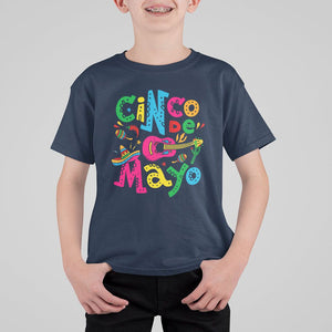 Funny Cinco De Mayo T Shirt For Kid Cinco De Mayo Mexican Fiesta 5 De Mayo Latina Mexican Party TS02 Navy Printyourwear
