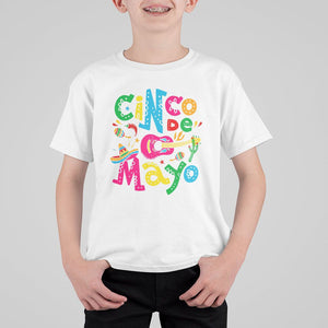 Funny Cinco De Mayo T Shirt For Kid Cinco De Mayo Mexican Fiesta 5 De Mayo Latina Mexican Party TS02 White Printyourwear