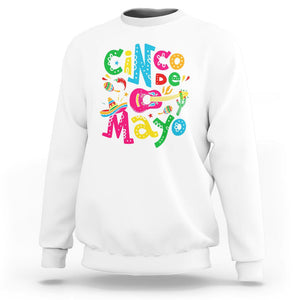 Funny Cinco De Mayo Sweatshirt Cinco De Mayo Mexican Fiesta 5 De Mayo Latina Mexican Party TS02 White Printyourwear