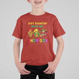 Funny Cinco De Mayo T Shirt For Kid Just Hanging With My Gnomigos Cinco De Mayo Gnomes TS02 Red Printyourwear