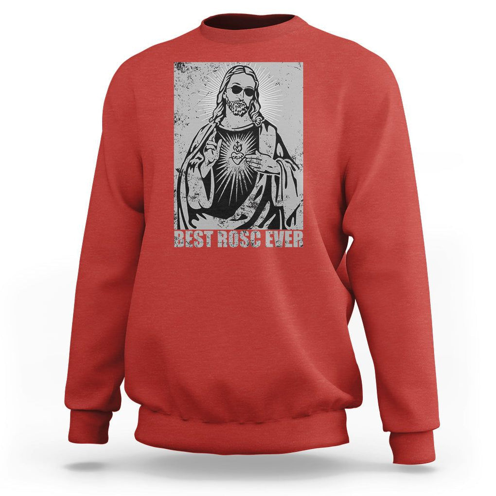 Funny Jesus Sweatshirt Funny Jesus Best ROSC Ever CPR Nurse Nursing Doctor Surgeon TS02 Red Printyourwear