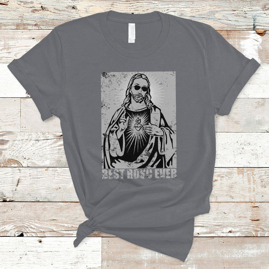Funny Jesus T Shirt Funny Jesus Best ROSC Ever CPR Nurse Nursing Doctor Surgeon TS02 Charcoal Printyourwear