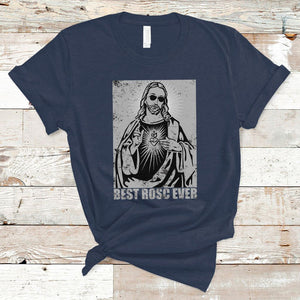 Funny Jesus T Shirt Funny Jesus Best ROSC Ever CPR Nurse Nursing Doctor Surgeon TS02 Navy Printyourwear